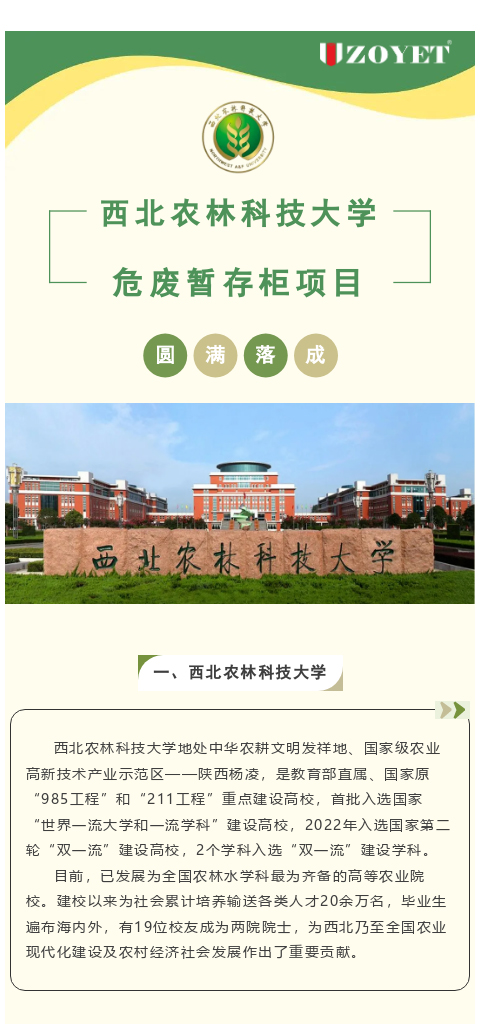 【项目案例】祝贺西北农林科技大学室外柜项目圆满落成(图1)